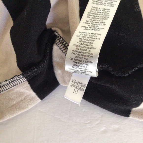 WHITE HOUSE BLACK MARKET STRIPED JERSEY TEE SHIRT SMALL - Picture 13 of 15